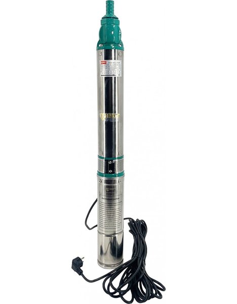 Pompa submersibila de mare adancime, DDT QJD120-1.5, 1500 W, Inox, 8 turbine, 15 m cablu